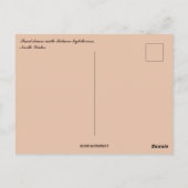Zandduinen en Talacre Lighthouse Wales Briefkaart (Achterkant)