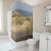 Zandduinen en uitzicht van de oceaan douchegordijn (In situ)