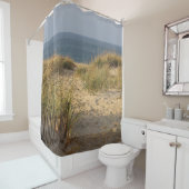 Zandduinen en uitzicht van de oceaan douchegordijn (In situ)