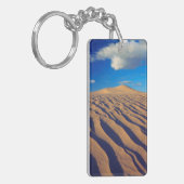 Zandduinen en wolken sleutelhanger (Voorkant Links)