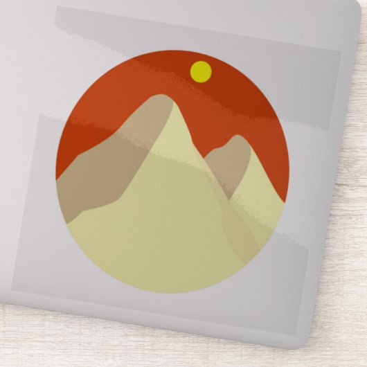 Zandduinen in de zomer sticker (Detail)