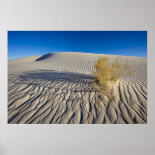 Zandduinen in White Sands National Monument in 3 Poster