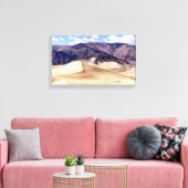 Zandduinen nabij het klooster Samye - Tibet Canvas Afdruk (Insitu (Woonkamer))