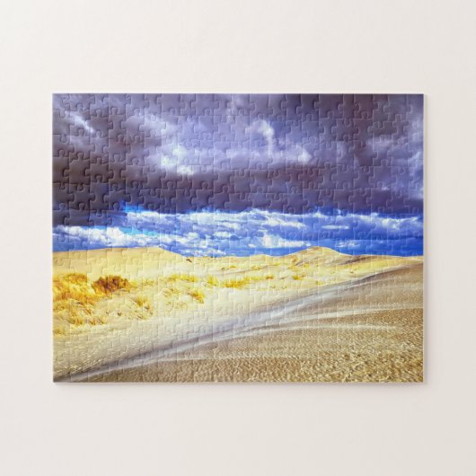 Zandduinen Nebraska. Legpuzzel (Horizontaal)