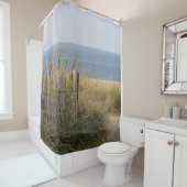 Zandduinen op de oceaan douchegordijn (In situ)