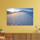 Zandduinen op White Sands National Monument in 5 Canvas Afdruk (Insitu (Woonkamer))