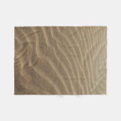 Zandduinen 's ochtends fleece deken (Voorkant (Horizontaal))