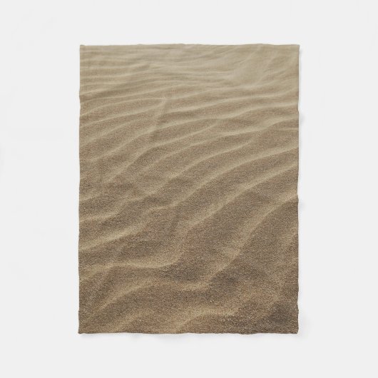 Zandduinen 's ochtends fleece deken (Voorkant)