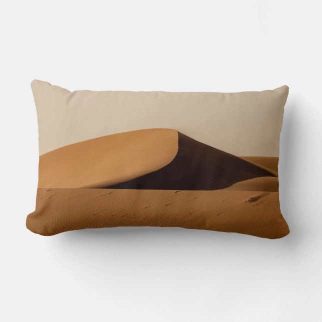 Zandduinen Woestijn Landschap Kussen (Voorkant)