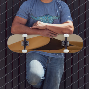 Zandduinen Woestijn Landschap Persoonlijk Skateboard