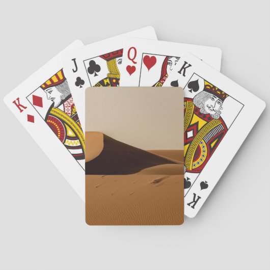 Zandduinen Woestijn Landschap Pokerkaarten (Achterkant)