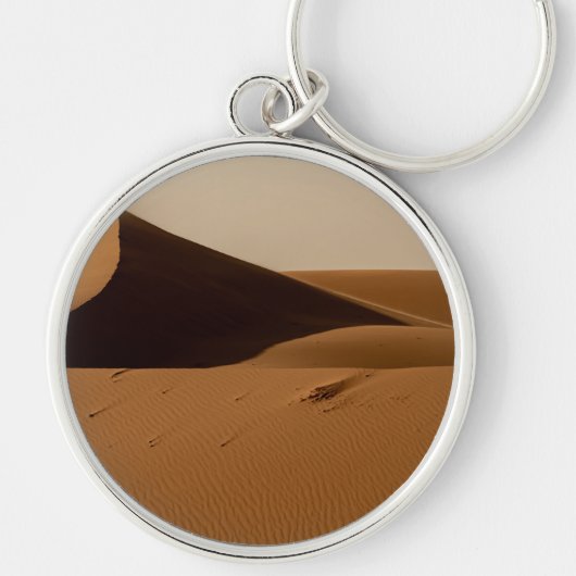 Zandduinen Woestijn Landschap Sleutelhanger (Voorkant)