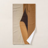 Zandduinen woestijnlandschap bad handdoek (Handdoek)