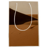 Zandduinen woestijnlandschap medium cadeauzakje (Voorkant)