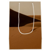 Zandduinen woestijnlandschap medium cadeauzakje (Achterkant)