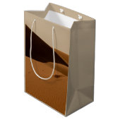 Zandduinen woestijnlandschap medium cadeauzakje (Achterkant Gekanteld)