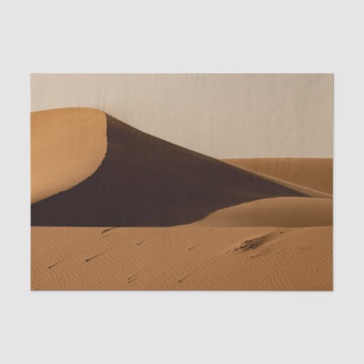 Zandduinen woestijnlandschap tissuepapier (Voorkant)