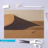 Zandduinen woestijnlandschap tissuepapier (Craft)