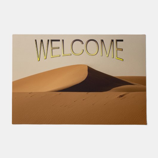 Zandduinen woestijnlandschap Welkom Deurmat (Voorkant)