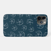 Zandemaissenpatroon Oceaan Blauw Case-Mate iPhone Case (Achterkant (horizontaal))