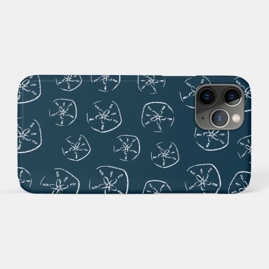 Zandemaissenpatroon Oceaan Blauw Case-Mate iPhone Case (Achterkant (horizontaal))