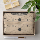 Zanden van de tijd zon maan zandloper tarot kaart  tissuepapier (Geschenk)