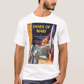 Zanden van Mars, door Arthur C. Clarke_Pulp Art T-shirt (Voorkant)