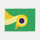 Zander de Duck Fleece Deken (Voorkant (Horizontaal))