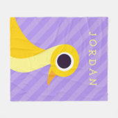 Zander de Duck Fleece Deken (Voorkant (Horizontaal))