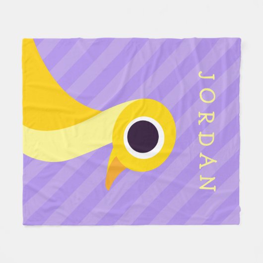 Zander de Duck Fleece Deken (Voorkant (Horizontaal))