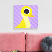 Zander de Eend Canvas Afdruk (Insitu (Woonkamer))