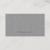 zanderpoten visitekaartje (Achterkant)