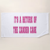 zandese kooi strandlaken (Voorkant)