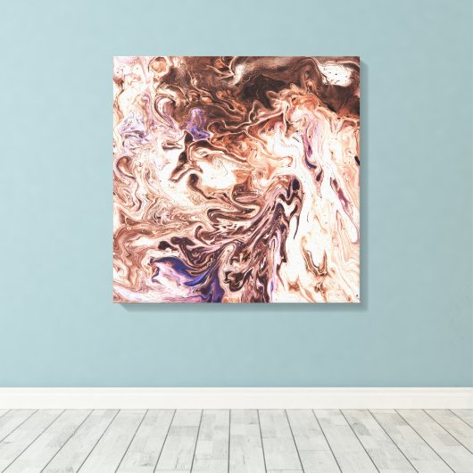 Zandgolven Canvas Afdruk (Insitu (Houten vloer))