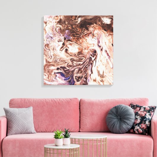 Zandgolven Canvas Afdruk (Insitu (Woonkamer))