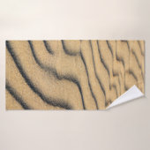 Zandgolven zandduinen zandige zandduinen badhanddoek (Badhanddoek)