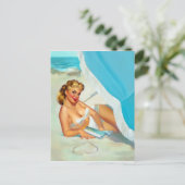 Zandhart omhoog briefkaart (Staand voorkant)