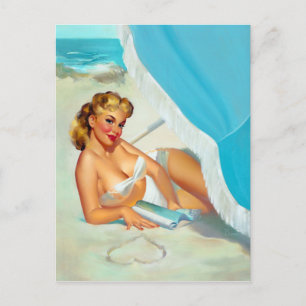 Zandhart omhoog briefkaart