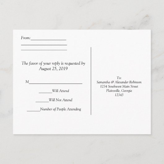 Zandharten op het strand RSVP-kaart Uitnodiging Briefkaart (Achterkant)