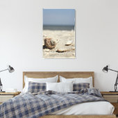 Zandhellingen door de Zee Canvas Afdruk (Insitu (Slaapkamer))