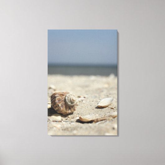 Zandhellingen door de Zee Canvas Afdruk (Voorkant)