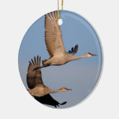 zandheuvel in vlucht keramisch ornament (Links)