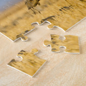 Zandheuvelkranen op maïsvelden legpuzzel (Zijkant)