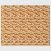 Zandig Abstract Woestijnlandschap Cadeaupapier (Vlak)