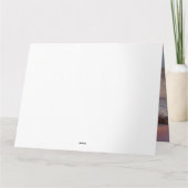 Zandige Australische Herder Hond op Strand Zonsond Kaart (Achterkant)