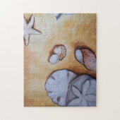 Zandige Schelpen Legpuzzel (Verticaal)