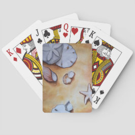 Zandige Schelpen Pokerkaarten
