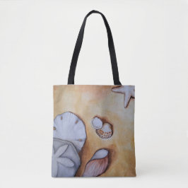 Zandige Schelpen Tote Bag