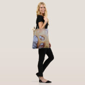 Zandige Schelpen Tote Bag (Op model)