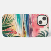 Zandige Tenen iPhone Hoesje (Achterkant horizontaal)
